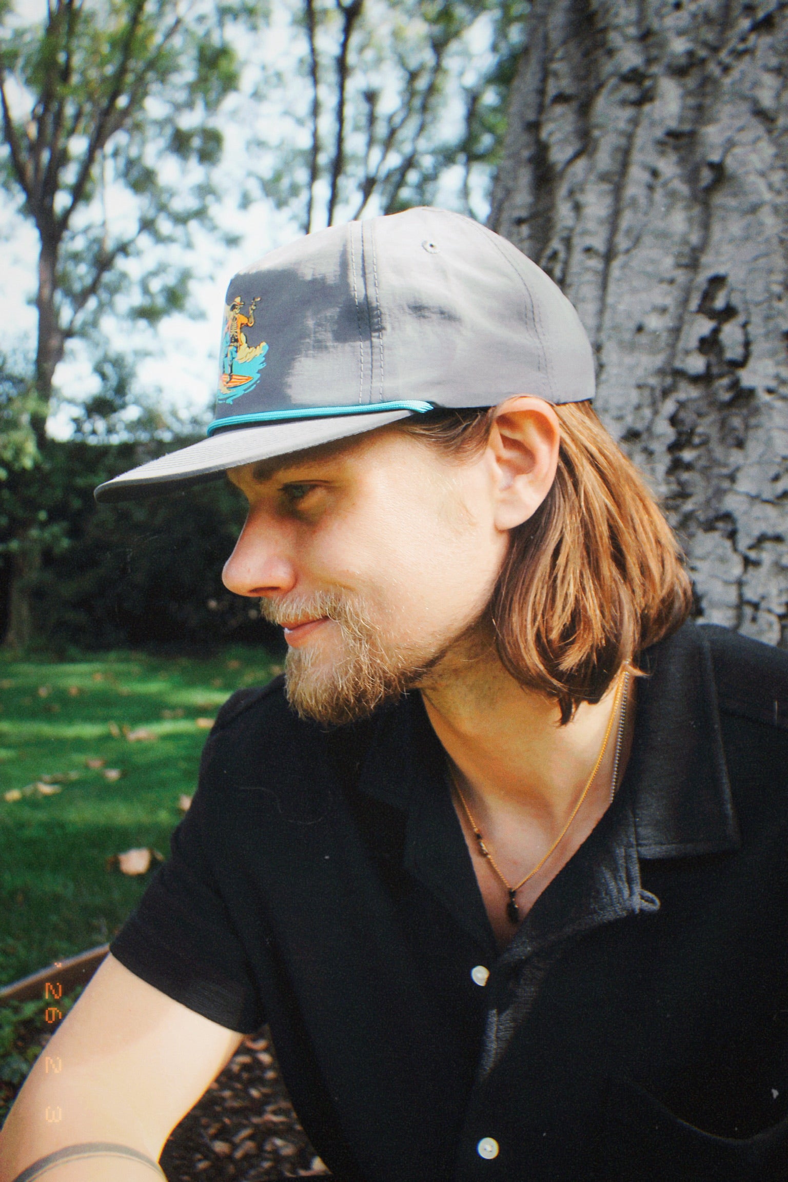 Surfing Skeleton Hat
